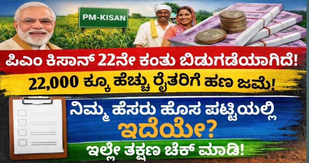 PM Kisan 22nd installment